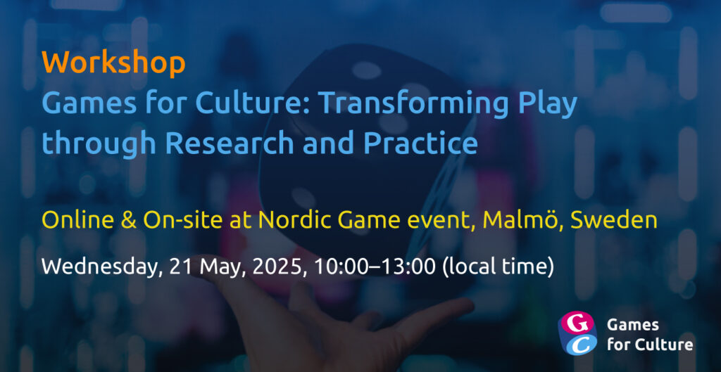 Workshop at Nordic Game event